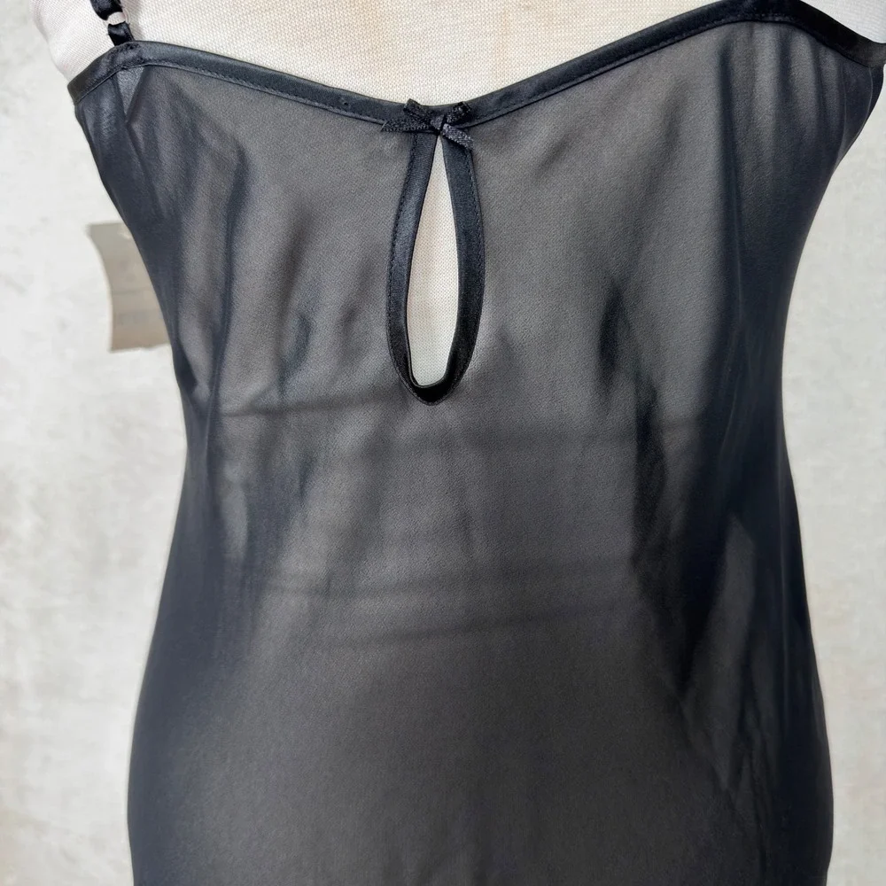 delicates black sheer